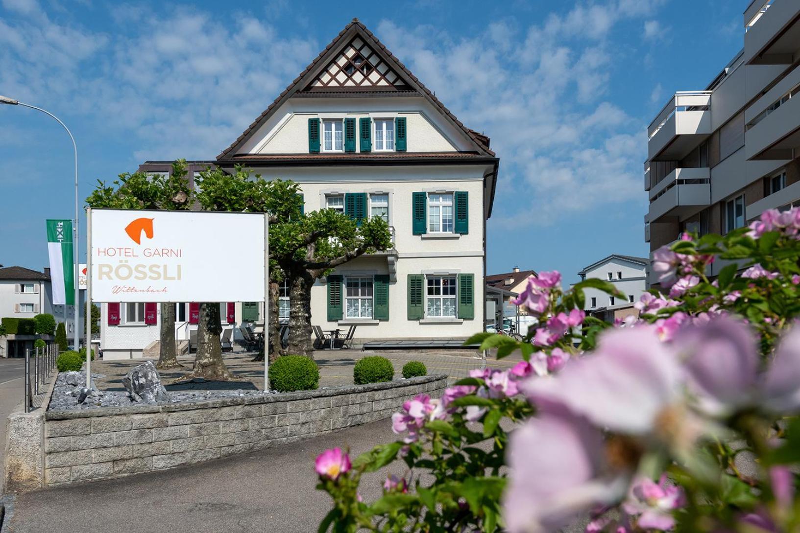 Hotel Garni Roessli Wittenbach Bagian luar foto